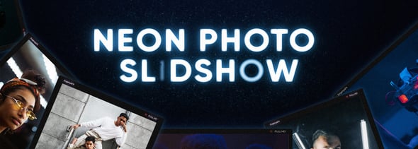 Neon Photo Slideshow