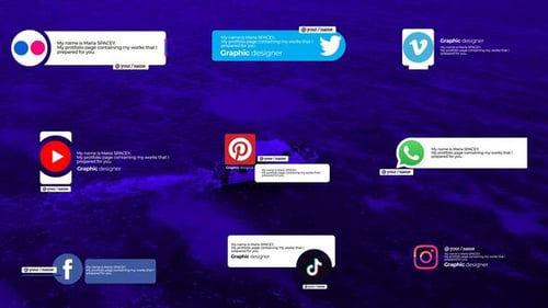 Social Media Text Scene