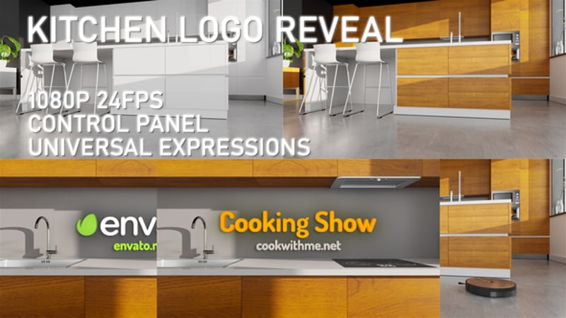 Dynamic Culinary Broadcast Package with Animated Recipes, Broadcast ...