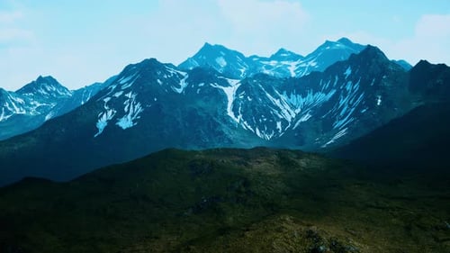 Beautiful Panoramic View of the Mountains