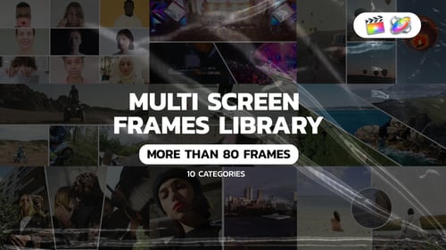 Multi Screen Frames Pack for Apple Motion and FCPX