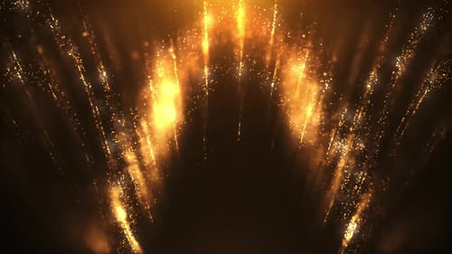 Golden Particles Shiny Loop Seamless 4k 03