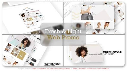 Fresh and Light Website Promotion