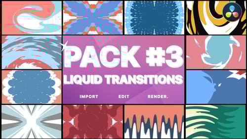 Liquid Transitions Pack 03 | DaVinci Resolve
