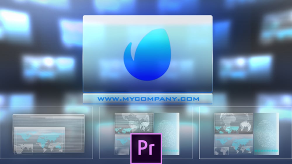 Item: Hi tech Touch Interface-Futuristic Logo Sting - Premiere Pro by ...