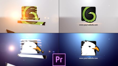 Minimal Slice Logo V2 - Premiere Pro