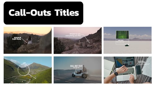 Call Outs Titles Pack(MOGRT)