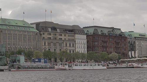 Hamburg, Germany Elbe River