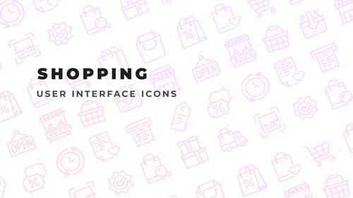 Compras - Íconos de la interfaz de usuario