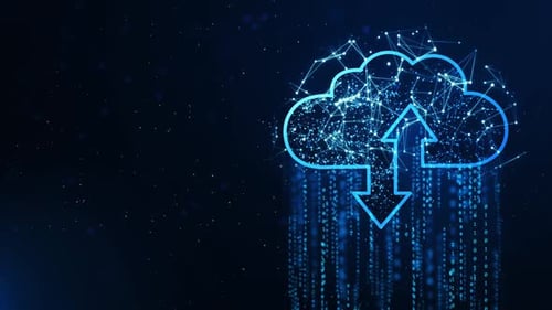 Digital Cloud computing, big data center, future infrastructure ai