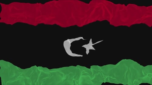 Waving Flag Fluid Dissolve Transition