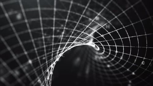 Abstrakte Technologie ABC Hintergrundschleife