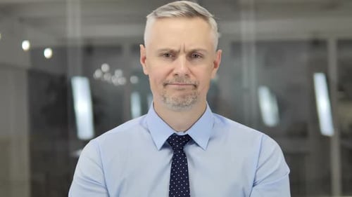 Close up of Man in Office Setting