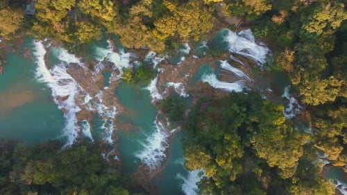 Agua Azul Waterfalls in Chiapas Mexico