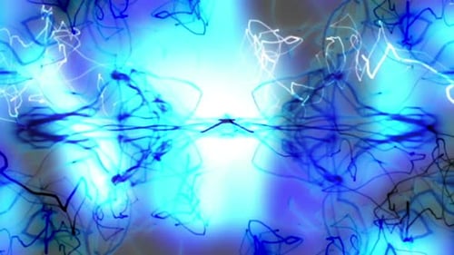 Vibrant Abstract Blue Energy Lines Background