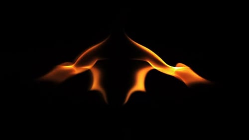 Feuerflamme, Zeitlupe