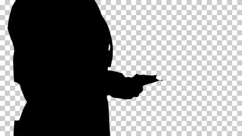 Silhouette Person, Alpha Channel