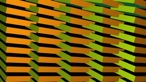 Rotierende Hintergrundschleife in Würfelform