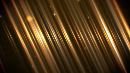 Golden Light Rays Shimmering Background for Awards and Events