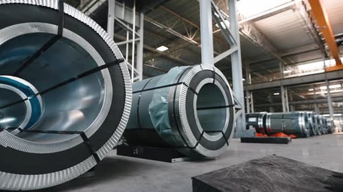 Industrial Workshop and Warehouse for Storage and Distribution of Products of a Metallurgical Plant