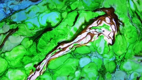 Abstrakte bunte Tinte Explode Diffusion 14