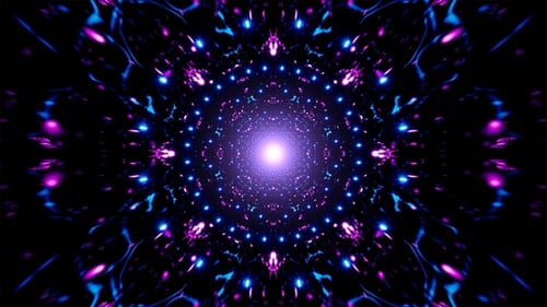 Neon Color Seamless Pattern Art VJ Loop