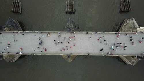 Crowd in Prague