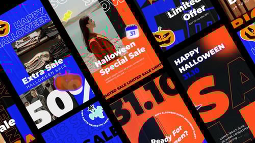 Spooky Holiday Sale Social Stories Template