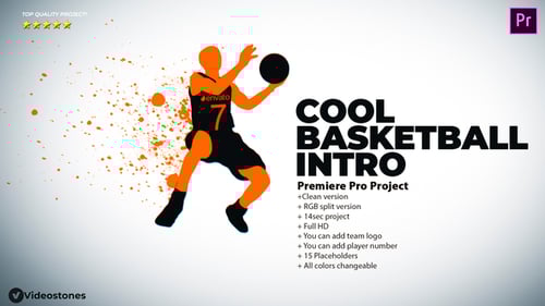 Cool Basketball Intro - Basketball Promo Premiere Pro