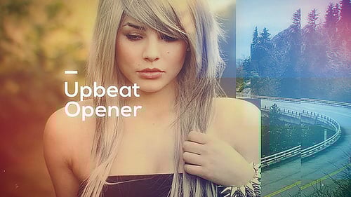 Dynamic Upbeat Slideshow Opener with Modern Typography