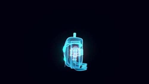 camera bag hologram Rotating Hd
