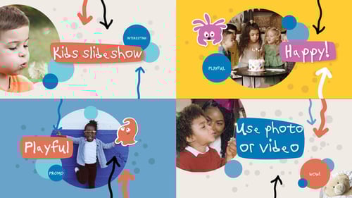 Colorful Fun Slideshow || FCPX