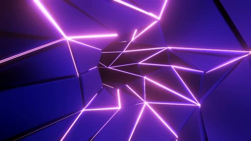 Curved Tunnel with Geometric Walls