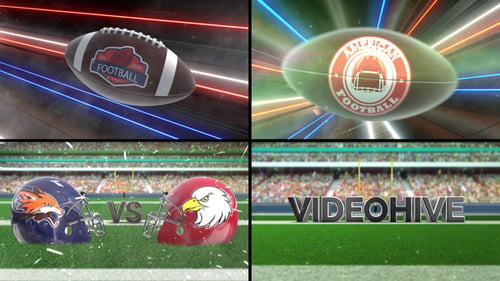 Enthüllung des American Football-Logos
