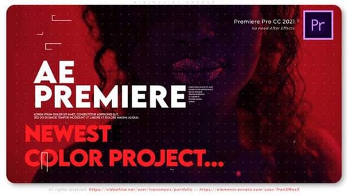 Dynamic Kinetic Typographic Opener with Geometric Graphics