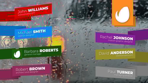 Cool Ribbon Lower Thirds