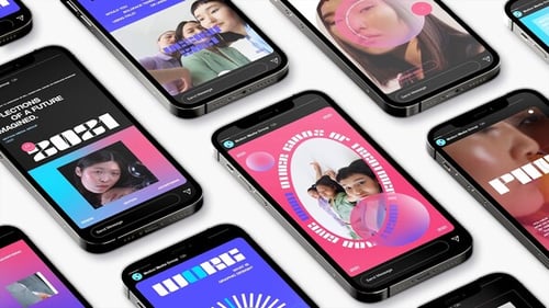 Modern Fashion Social Media Stories with Dynamic Kinetic Typography