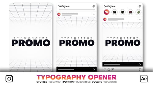 Dynamic Typography Opener for Vertical Social Videos