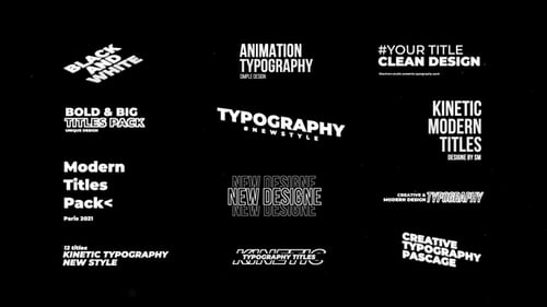 Títulos de tipografía 2.0 | Premiere Pro