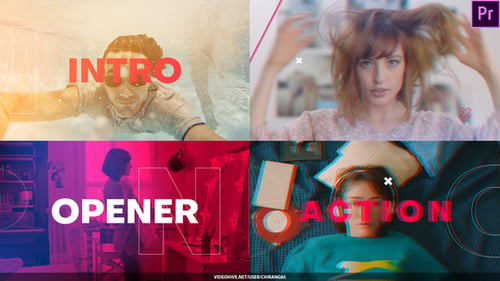 Dynamischer moderner Opener für Premiere Pro