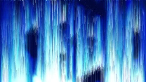 Sortierung von blauen Pixeln in einer vertikalen Line-