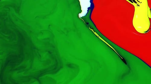 Mixing Color Abstract Liquid Paint Swirl Background Texture