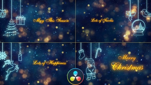 Christmas Titles - DaVinci Resolve