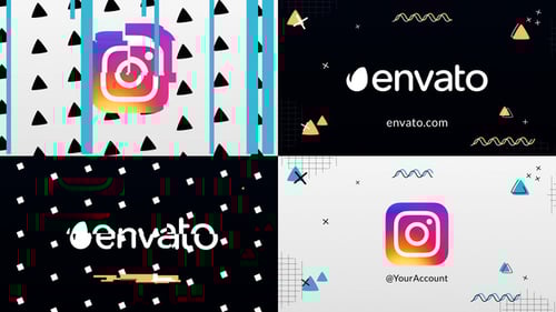 Modern Geometric Abstract Logo Reveal Opener