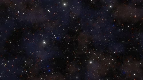 Weltall, Nachthimmel mit funkelnden Sternen, Galaxienforschung durch den Weltraum