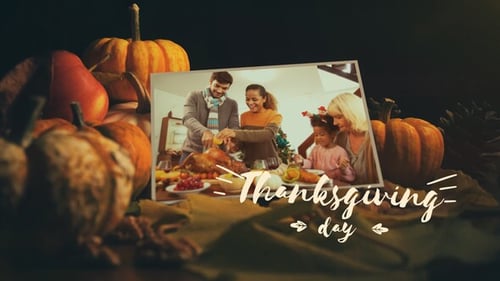 Thanksgiving Family Moments Photo Slideshow