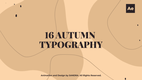 Autumn Typography