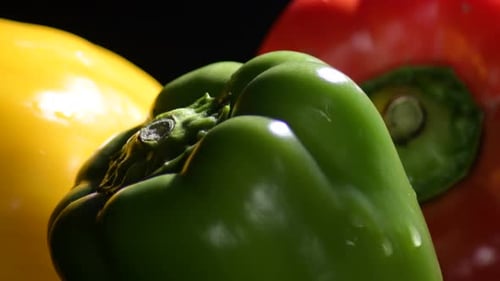 Natural Peppers Yellow, Red and Green