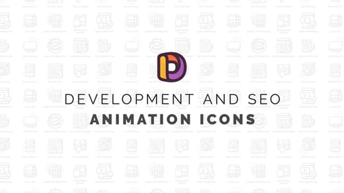 Desarrollo y SEO - Íconos de animación