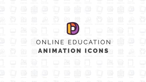 Online education - Animation Icons